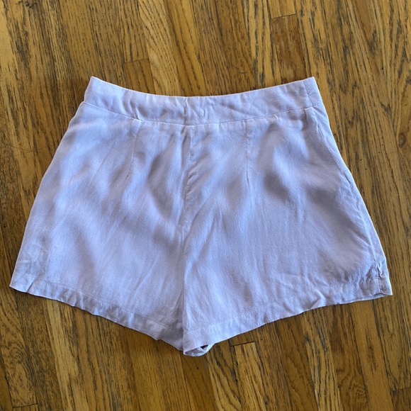 Monrow Crepe High Waist flare shorts NWT - Picture 6 of 10